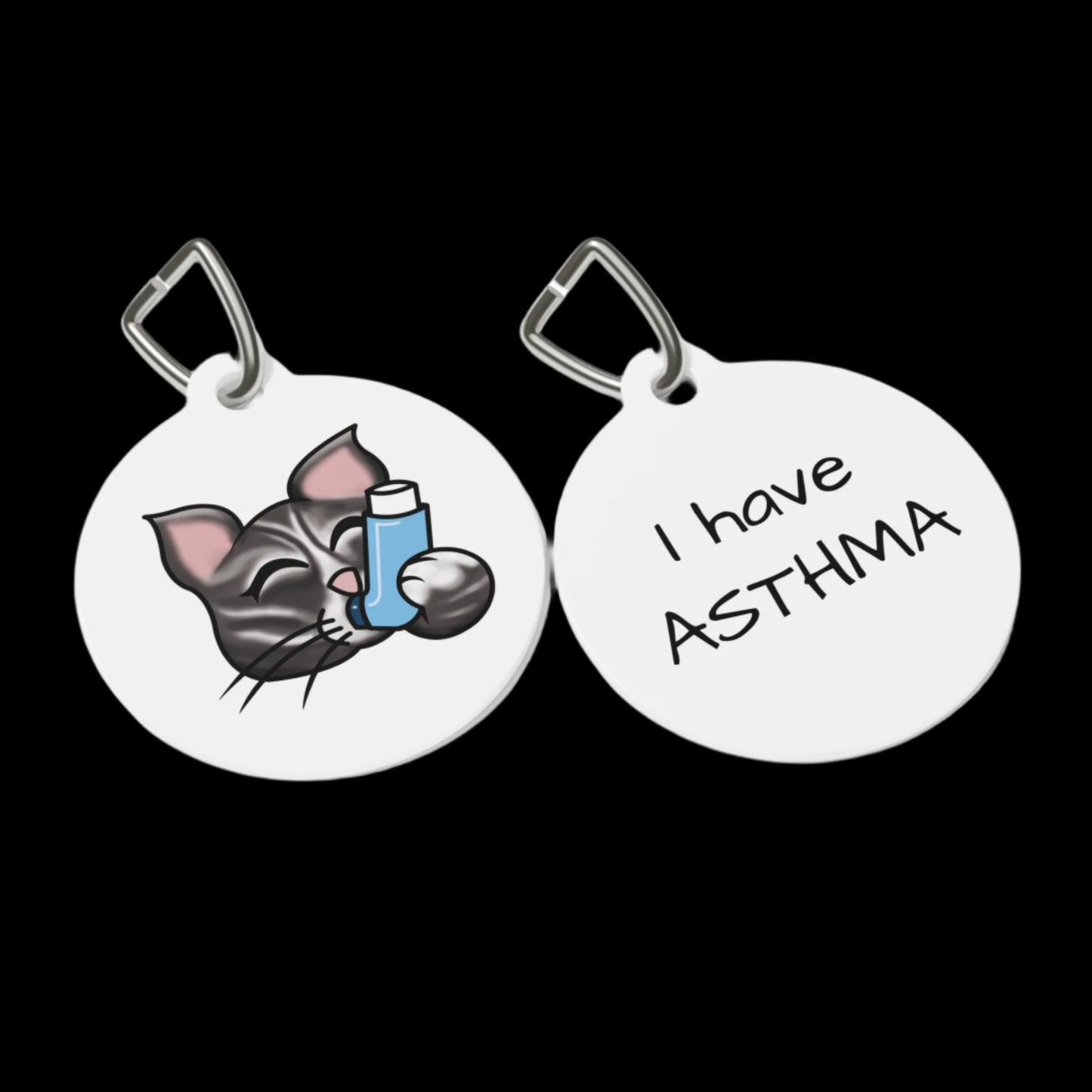 Asthma alert tag